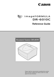 canon dr 4010c user manual